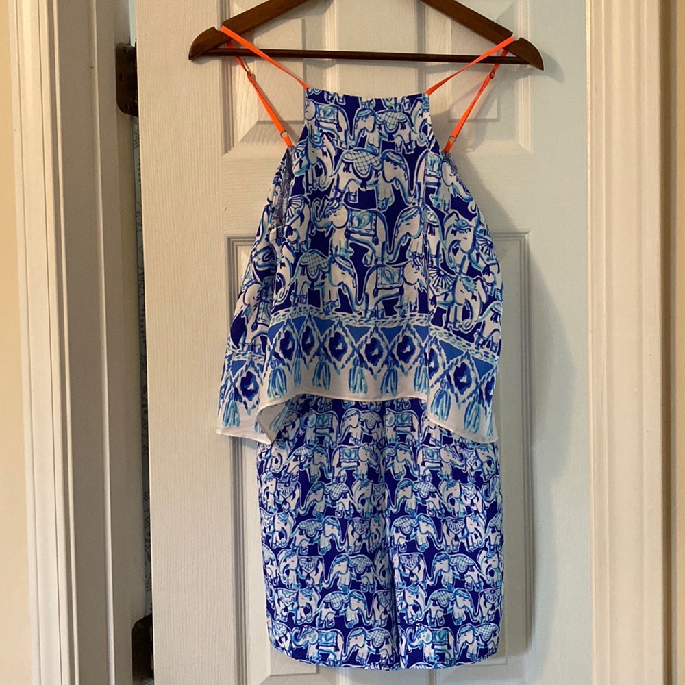 Lilly Pulitzer Romper! Only wore once! Excellent condition💙
